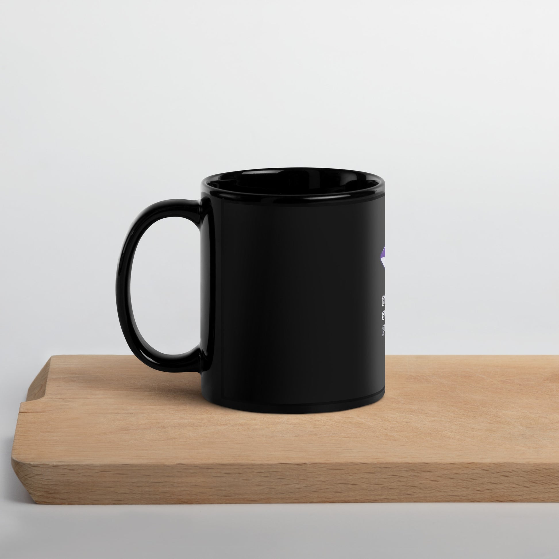 black mug