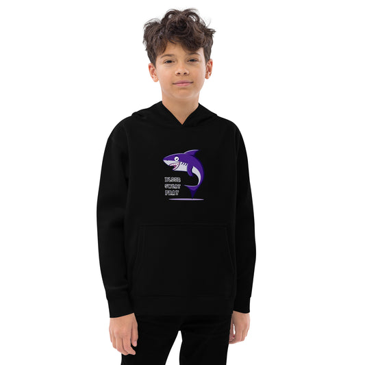 Black Hoodie for Kids - Soft Fleece