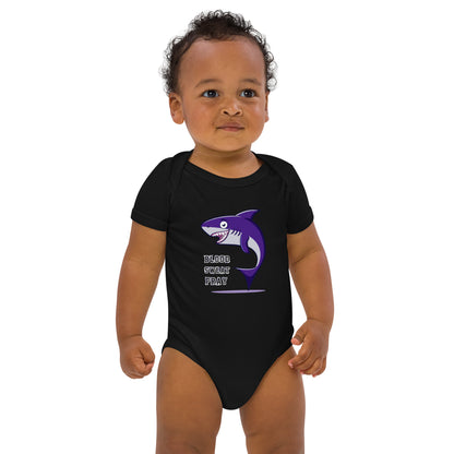 Organic Black Baby Bodysuit